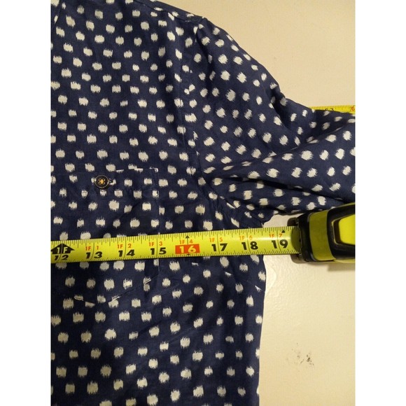 C. Wonder Womens  Purple /white Long Sleeve Silk Blend Button Down Shirt‎ Size S - Picture 8 of 10